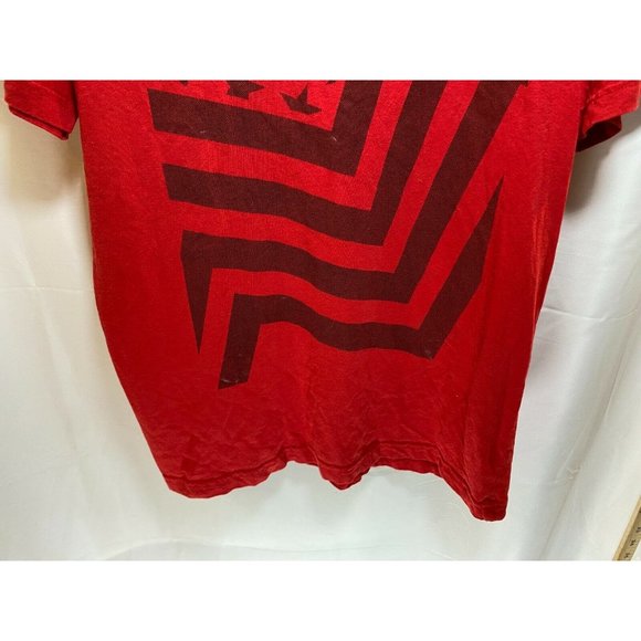 Guess Shirt Adult Extra Large Red Black Stars‎ and Stripes Tee Mens - Picture 3 of 8
